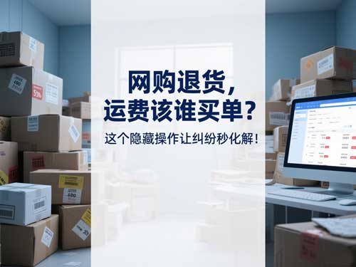 网购退货，运费该谁买单？这个隐藏操作让纠纷秒化解！