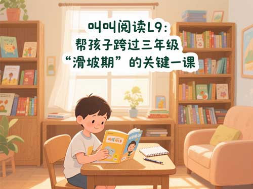 叫叫阅读L9：帮孩子跨过三年级 “滑坡期” 的关键一课