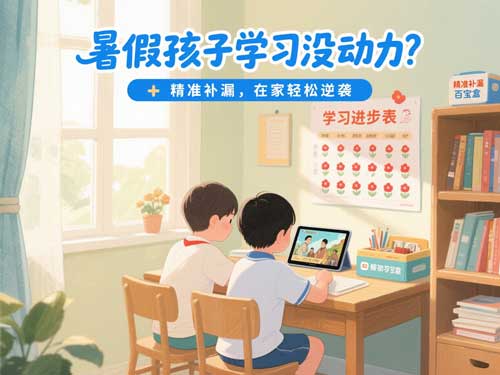 暑假孩子学习没动力？猿辅导用兴趣课堂 + 精准补漏，在家轻松逆袭