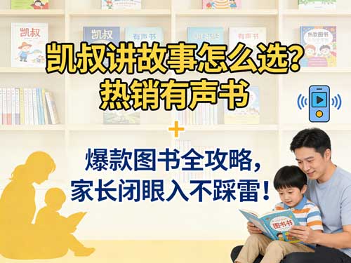 凯叔讲故事怎么选？热销有声书 + 爆款图书全攻略，家长闭眼入不踩雷！